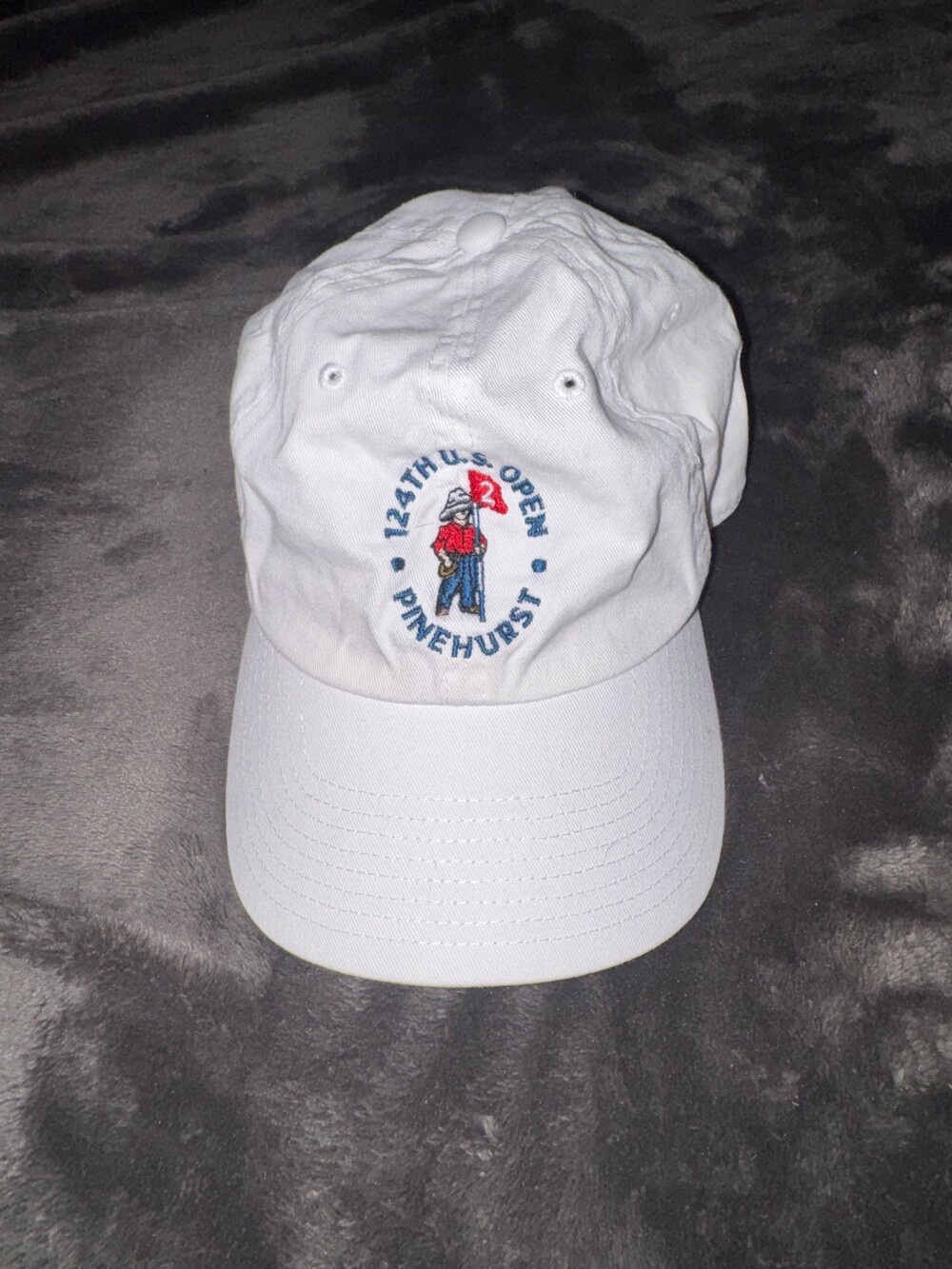 ahead 124th U.S. Open Pinehurst White Baseball Cap Adjustable Strap